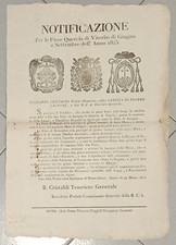 XX314-STATO PONTIFICIO-FIERA DI VITERBO DEL 1825