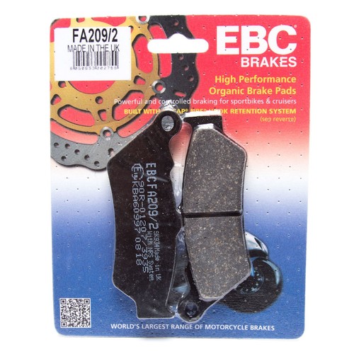 Pastiglie freno organiche ebc - pastiglie,