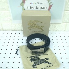 Cintura BURBERRY in pelle nera