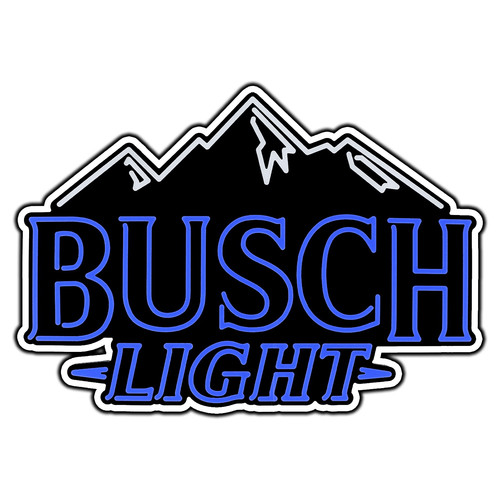 Busch light logo adesivo - logo, #3