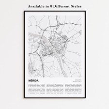 Stampa mappa città Mérida