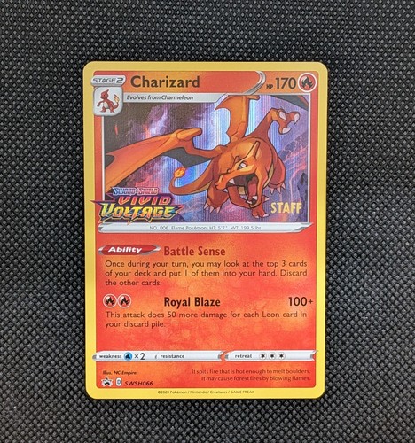Charizard vivid voltage staff - charizard,