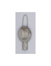 NAPPINA METALLICA ARGENTATA  PER CAPPELLO ALPINO