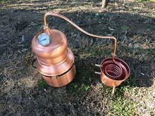 DISTILLATORE ALAMBICCO IN RAME