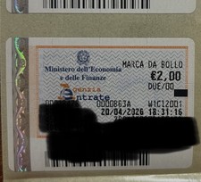 marca da bollo 2 euro