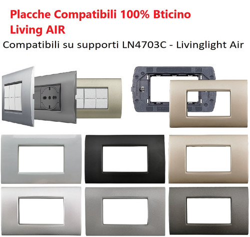 Placche compatibili bticino - placche,