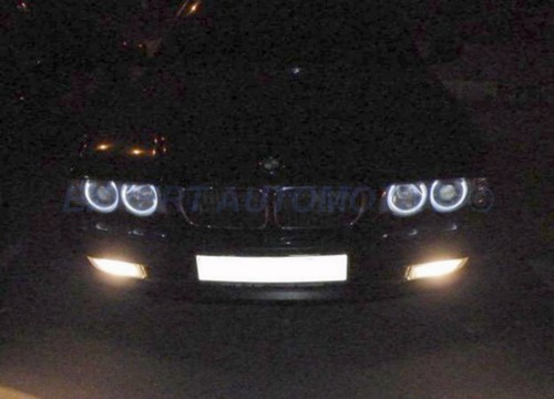 Fari cromo angel eyes led - fari,