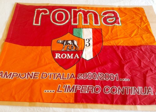 Bandiera calcio roma campione - roma,