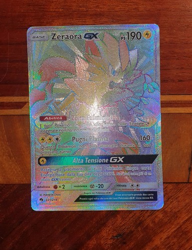 Carta pokèmon zeraora - pokèmon,