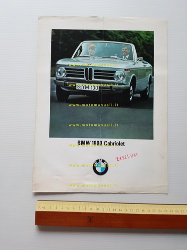 Bmw 1600 cabriolet modello - cabriolet,