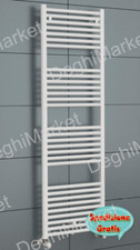 SCALDASALVIETTE TERMOARREDO BAGNO CORDIVARI LISA 22 RADIATORE TUBOLARE BIANCO