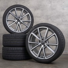 Audi A4 S4 con gomme invernali da 19 pollici B8 8K cerchi auto 8K0601025CT titan