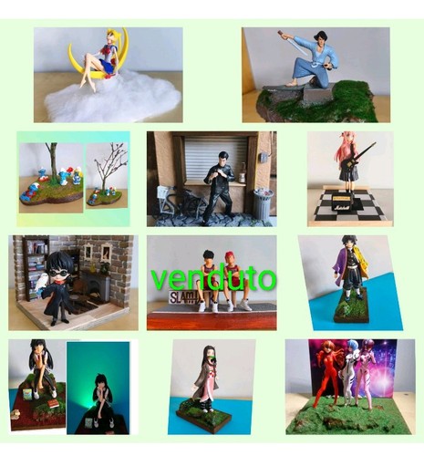 Diorama artigianale anime - diorama,