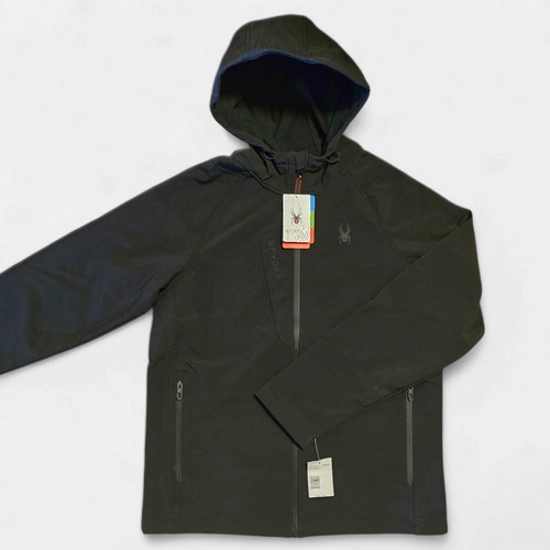 Spyder mens black softshell - black,