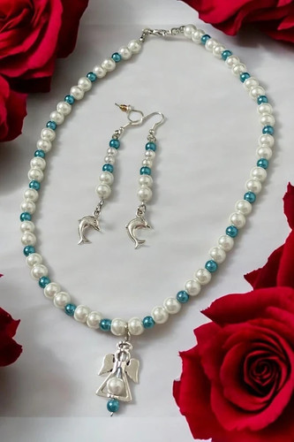 Set collana orecchini - ,orecchini, angelo