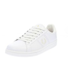 Fred Perry Sneakers Basse In Pelle Bianco - Uomo Scarpe Sneakers Casual