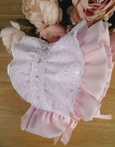 Cappello cofano bambino bianco