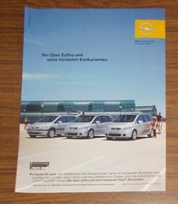 Rara Pubblicità OPEL ZAFIRA -