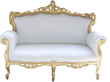 Divano  Barocco 2 posti in legno di faggio massello