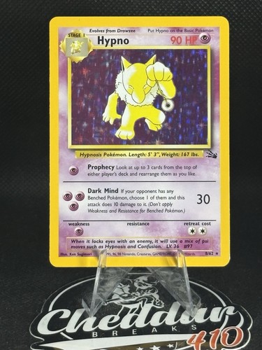 Pokémon hypno holo rare - holo,
