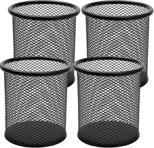 Portapenne Metallico Nero Set