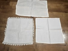3- Vintage Linen Pieces For