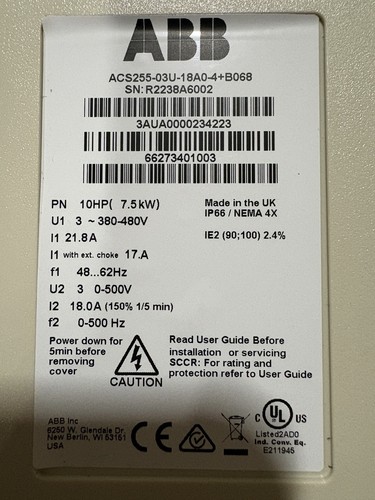 Abb acs255 03u 18a0 b068 - abb, acs255-03u-18a0-4+b068