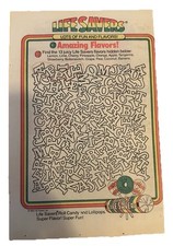 Lifesavers Candy Roll And Lollipops Word Finder Gioco Stampa Vintage Pubblicità/Wall Art