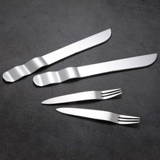  6 Pcs Forchetta Acciaio Inox