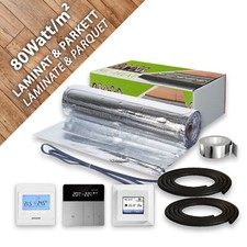 Laminate floor heating parquet