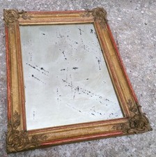 ECCEZIONALE SPECCHIERA CON CORNICE DORATA DELL'800 CON SPECCHIO D'EPOCA