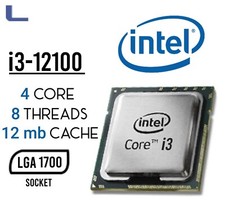 Intel Core i3 12100 TRAY Core i3 3,3 GHz Skt 1700 Alder Lake CM8071504651012