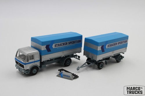 Herpa rimorchio pianale - mb,