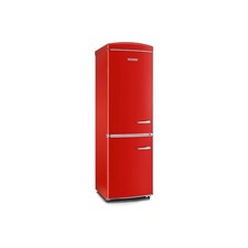 OUTLET SEVERIN RKG 8887 FRIGO COMBINATO RETRO' 315LT NO FROST ROSSO CON DIFETTI