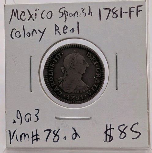 1781 mexico spanish colony - 1781-ff,