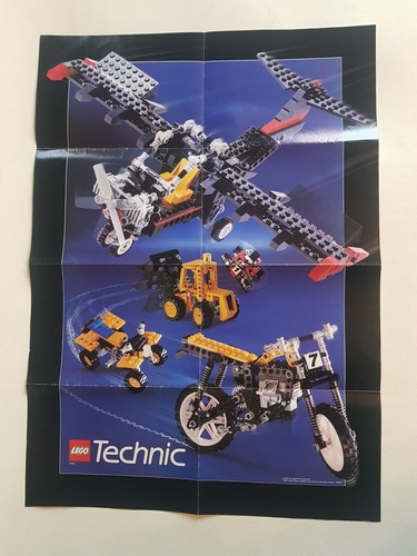 Lego technic poster 1992 8838 - poster,