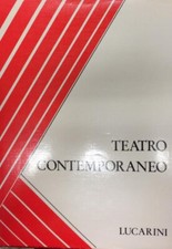 TEATRO CONTEMPORANEO 11voll. Lucarini Editore 1981