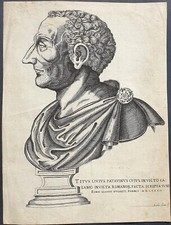 Stampa antica Tito Livio Ambrogio Brambilla Claudio Duchetti Speculum 1582