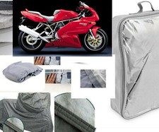 TELO COPRIMOTO TELATO FELPATO PER DUCATI 848 ANNO 2008 ANTIGRANDINE IMPERMEABILE