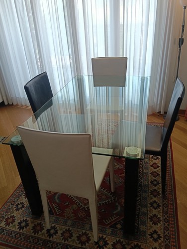 Tavolo cristallo 150 90 e - in,