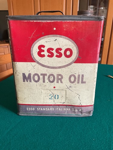 Latta olio vintage esso - latta,