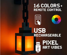 Luce Notturna Stile Pixel Art