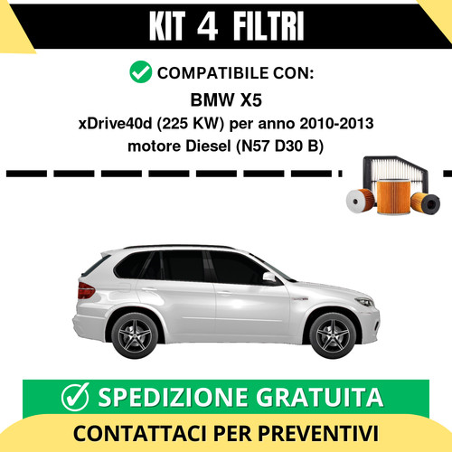 Kit filtri tagliando per - 4,