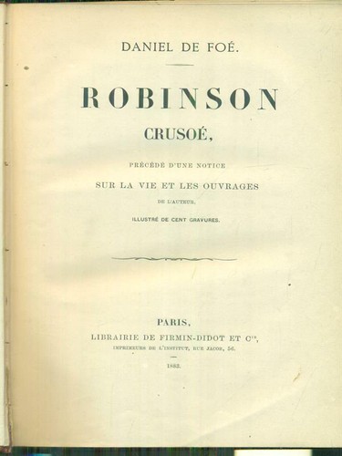 Robinson crusoe prima - crusoe',