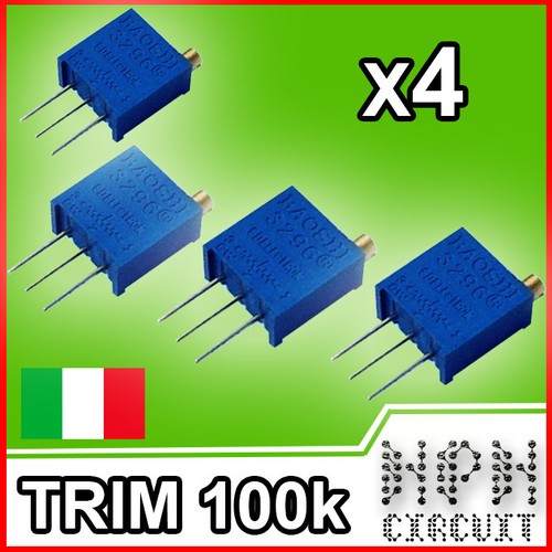 Trimmer 100k precisione - 4x,