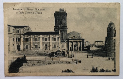 Cartolina lanciano piazza - lanciano,