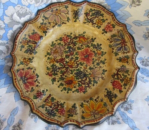 Piatto ceramica anni 60 - in,