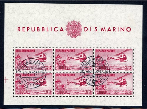 San marino 1961 foglietti - foglietti,