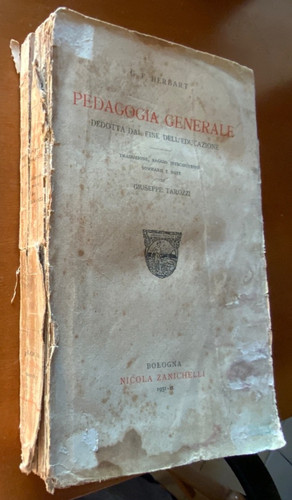 Pedagogia generale dedotta dal - pedagogia,
