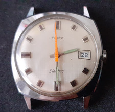 orologio vintage Timex Electric Waterproof stainless steel back west germany